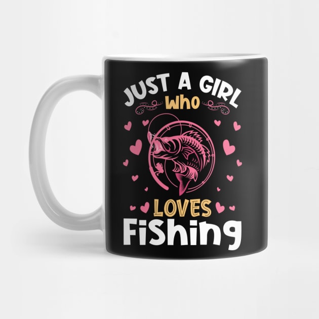 Just a Girl who Loves Fishing Gift by aneisha